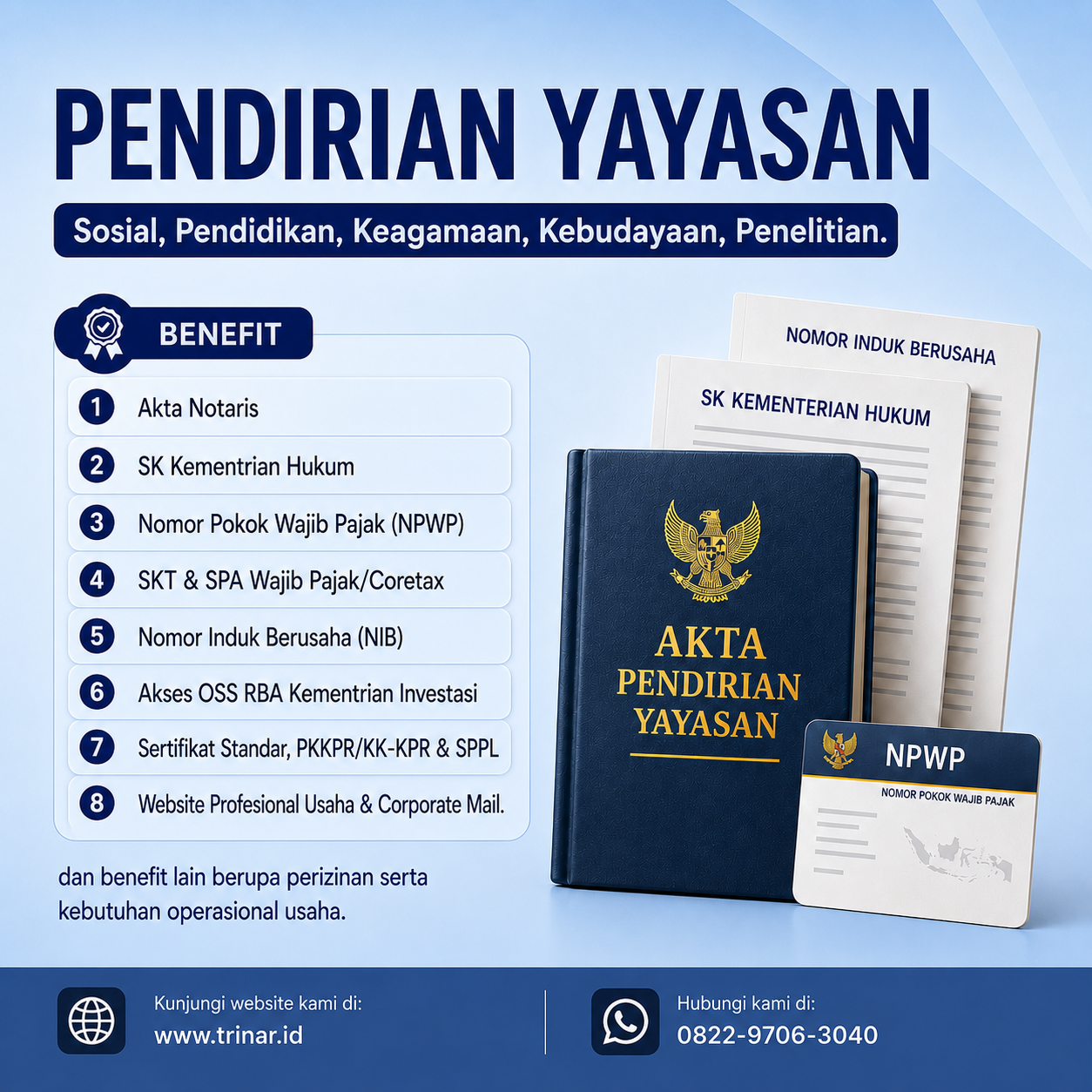 Jasa Pendirian Yayasan