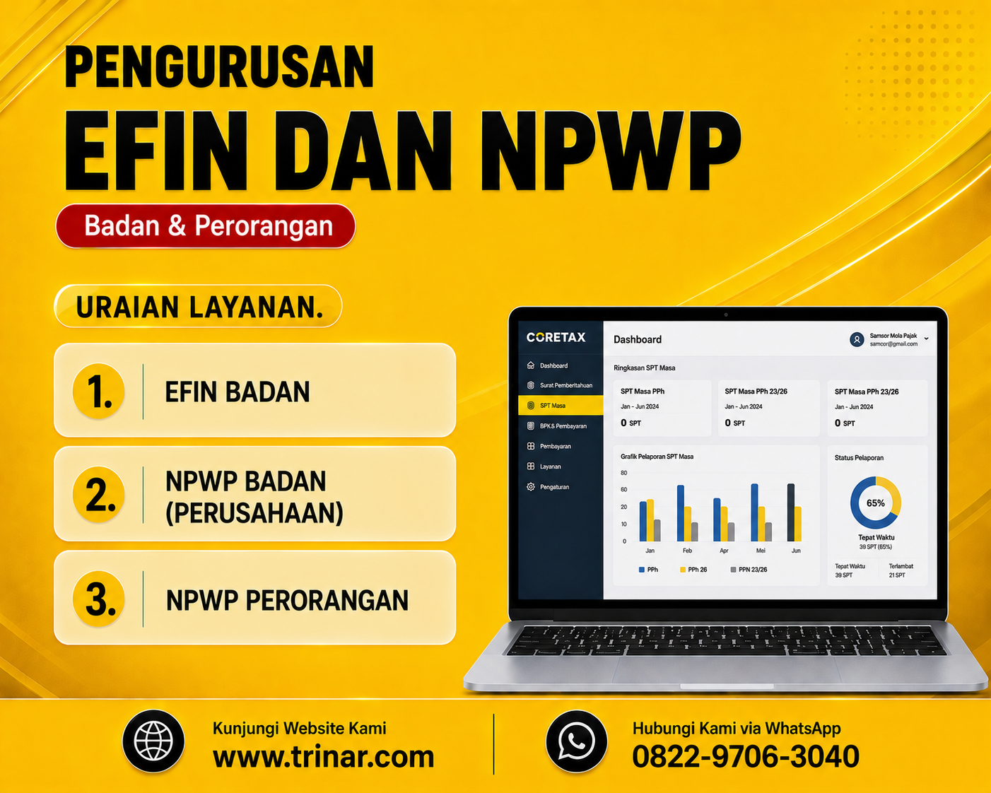 Jasa Pengurusan NPWP & EFIN Badan